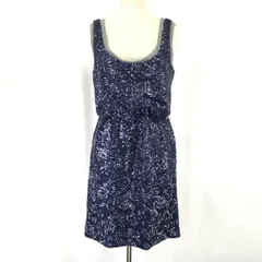日本正規代理店タグ★マックスアンドコー/MAX&CO★ノースリーブワンピース/スパンコール【38/レディースM/紺/navy】Tops/Dress◆cBH588<sale>のサムネイル