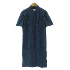 jun ashida ブルー半袖 ひざ丈ワンピース 2025年最新】jun ashida ひざ丈ワンピースの人気アイテム - メルカリ