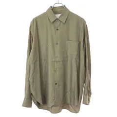ssstein シュタイン 25SS CUPRO TWILL OVERSIZED LS SHIRT オーバーサイズシャツ ST1151 ブラウン S