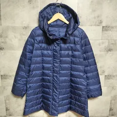 SMILE LAND　2way ライト ダウンコート　Lサイズ　ネイビー　フード着脱可能