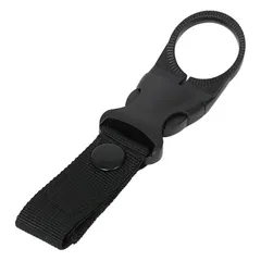 【即日発送】アウトドア コンパクト バックパック 手ぶら 吊り下げ 822-84 ペットボトル ボトルフック ドリンクホルダー 小 ブラック ペットボトルホルダー アストロ