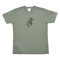 アニエスベー agnes b. アニエスベーオム agnes b. HOMME Tシャツ レザール リザード 2109-0692 747 メンズ 半袖 トップス クルーネック モスグリーン系+ブラックのサムネイル