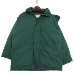 00年代 Eddie Bauer エディーバウアー RIDGE LINE ダウンジャケット アウトドア グリーン（メンズ L ）中古 古着 A4537
