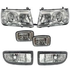 新品】 ハイエース 角目キット レジアスエース ヘッドライト 左右