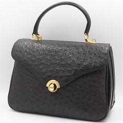 HAMANO 濱野皮革工藝 オーストリッチ 2way ハンドバッグ 皇室御用達