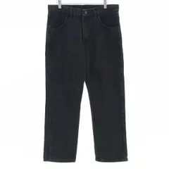 古着 ラスラー RUSTLER ブラックデニム ストレートデニムパンツ メンズw34相当/eaa404753