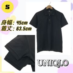 UNIQLO ユニクロ トップス ポロシャツ 半袖 レディース ブラック S