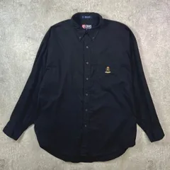 90年代 CHAPS Ralph Lauren チャップス ラルフローレン ボタンダウンシャツ コットンシャツ メンズ2XL相当 
