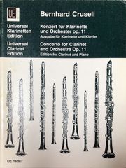 クルーセル クラリネット協奏曲第3番 作品11 (クラリネット+ピアノ) 輸入楽譜 Crusell Concerto for Clarinet and Orchestra Op.11 洋書