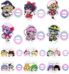 【中古】アクリルスタンド・アクリルパネル 全12種セット 「東方Project アクリルスタンド」 ダイソー・Seria限定