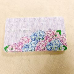 紫陽花のマスクケース①