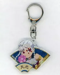 【中古】雑貨 宇髄天元 「ニジゲンノモリ×鬼滅の刃 第ニ弾 ネオンアクリルキーホルダー(扇型)」