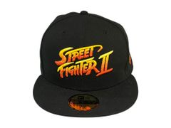 NEWERA (ニューエラ) 59FIFTY STREET FIGHTER II ストリートファイターⅡ コラボ キャップ 帽子 14125311 7 3/4 ブラック メンズ/065