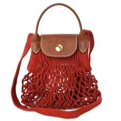 新品 ロンシャン LONGCHAMP ショルダーバッグ ル プリアージュ フィレ クロスボディバッグ XSサイズ アカジュー