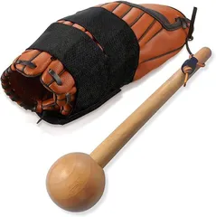 ａｄｚｕ グローブ 手入れ 野球 野球道具 トレーニンググッズ 練習 型付け(グラブハンマー ＋ 保形ベルト1枚)