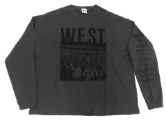 【中古】Tシャツ 藤井流星プロデュース ろんてぃ～!!!!!!!(Tシャツ) ダークグレー 「WEST. 10th Anniversary LIVE TOUR AWARD」