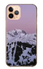 iPhone15Pro ケース カバー iPhone15 プロ スマホケース ハードケース 雪山 氷山 登山 冬 雪 自然 山岳写真 クール カッコイイ かっこいい 風景 カラー03