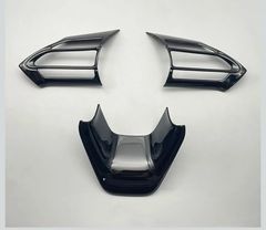 トヨタ ヤリスクロス アクア シエンタ 10系 専用 ステアリングパネルスイッチカバー 内装 ガーニッシュセット  両面テープ付き