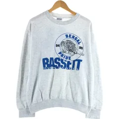 古着 90年代 SANTEE カレッジスウェットシャツ トレーナー USA製 メンズM相当 ヴィンテージ/eaa501489