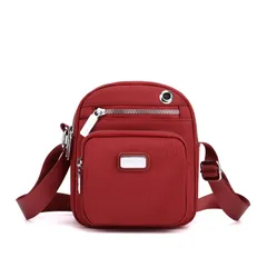 ワインレッド [Wowcarbazole ショルダーバッグ レディース スマホポーチ 斜めがけ スマホバッグ 軽い ミニショルダーバッグ ポーチ スマホポシェット 大容量