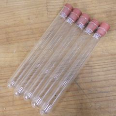 PYREX 試験管 リムあり 5本 コルク付き