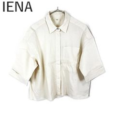 美品✨IENA リネンサマーシャツジャケット ドロップショルダー 