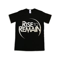 ロックTシャツ ライズ・トゥ・リメイン Rise To Remain Distressed Logo (Black) - T-Shirt  Mサイズ