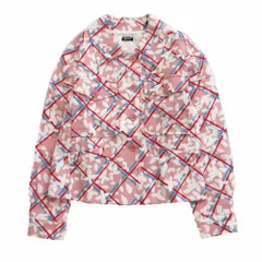 JIL SANDER NAVY ジルサンダーネイビー CMJNLM0007 総柄 ジージャン ジャケットショート丈 ピンク サイズXS レディース 【中古】