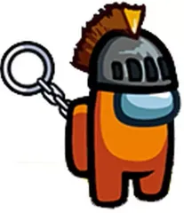 【中古】雑貨 オレンジ(騎士) 「Among Us(アモングアス) フィギュアキーチェーン」