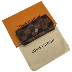 LOUIS VUITTON ルイヴィトン ミュルティクレ4 N62631 ブラウン ダミエ エベヌ 4連キーケース レディース 【中古】 32510K178
