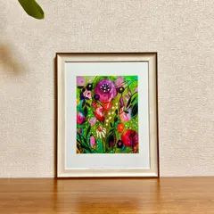 新品☆額縁付アートポスター☆Cami Boyett（キャミ・ボイエット）☆花の絵☆自然美☆風景画☆抽象画☆SISTERS 1☆484