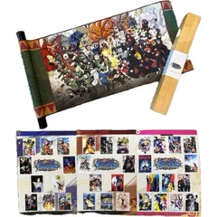 ナルト　NARUTO 巻物風ポスターと過去作アニメのキービジュアルステッカー  2点セット　ナルティメットストームコレクションズ