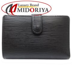 【中古】LOUIS VUITTON ルイヴィトン エピ 二つ折り財布 M63642 ポルトフォイユ ヴィエノワ ノワール レディース /181634