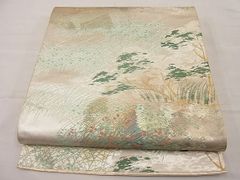 P3873 ○とみや織物謹製 引箔袋 高級 正絹 太鼓六通 袋帯 - メルカリ