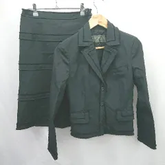 ◇ Θ ボディドレッシング デラックス セットアイテム 長袖 ジャケット スカート サイズ38 ブラック系 レディース E  【1507250004523】