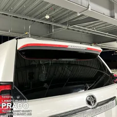 【松印】車種専用 テールゲートスポイラーステッカー2 トヨタ ランドクルーザープラド TRJ150W GRJ150W GRJ151W  GDJ150W GDJ151W J150
