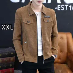 [XXL]メンズ ファッション 服  オシャレ シンプル 大人 かっこいい 大きいサイズ ストリート 紳士服 ジャケット 春秋 カジュアル スリム デニムジャケット 韓国スタイル スーツ 