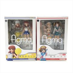 未使用 Max Factory マックスファクトリー figma 涼宮ハルヒの憂鬱 2体セット 涼宮ハルヒ 制服 朝比奈みくる チアガール フィギュア a9324