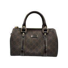 グッチ GUCCI ハンドバッグ ミニボストン GGスプリームキャンバス ブラウン レディース