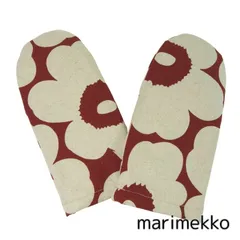 marimekko MARIMEKKO マリメッコ ミトン 鍋つかみ キッチン ピエニ ウニッコ Pieni Unikko 2枚組 ◆新品◆ フィンランド 北欧 MA-517aのサムネイル
