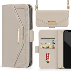 新品 NODALA iPhone 16 ケース 手帳型 アイフォン16 スマホケース 財布型 ショルダー あいふぉん16 携帯ケース 肩掛け 斜めがけ カバー 手帳型 小銭入れ カード収納 ロングストラップ 長さ調節可能 ミラー付き女性 おしゃれ 横置 ステン