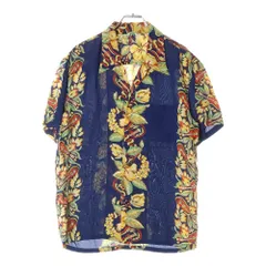フラットヘッド　アロハシャツ THE FLAT HEAD (フラットヘッド) 花柄 フロントポケット