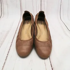 新品未使用　クラークス　フラットパンプス　24センチ Clarks 「Clarks」 フラットパンプス 24cm ブラック レディース