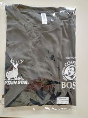 【非売品】SUNTORY　缶コーヒーBOSS　キャプテンスタッグ　コラボロングTシャツ