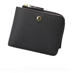 【数量限定】[MR FONE] 財布 レディース ミニ財布 本革 二つ折り財布 コンパクト財布 小銭入れ付き 小さい財布 RFID スキミング防止 薄い 薄型 人気(ブラック)