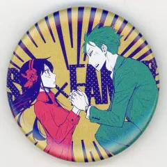 【中古】バッジ・ピンズ ロイド・フォージャー＆ヨル・ブライア(手を握る) 「SPY×FAMILY ミッション缶バッジ」