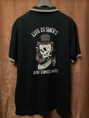 Subciety 半袖シャツ スカル刺繍 XL ビンテージ | Mercari