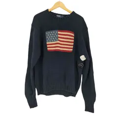 ポロバイラルフローレン Polo by RALPH LAUREN 星条旗コットンニット メンズ JPN：XL 