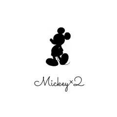 Mickey×2  headband  ミッキー×2　カチューシャ  Disney  ディズニー　ヘアアクセサリー　キッズ　ベビー　子供　yuukuma