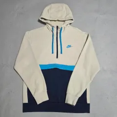 100 NIKE 起毛 ハーフジップ スウェットシャツL